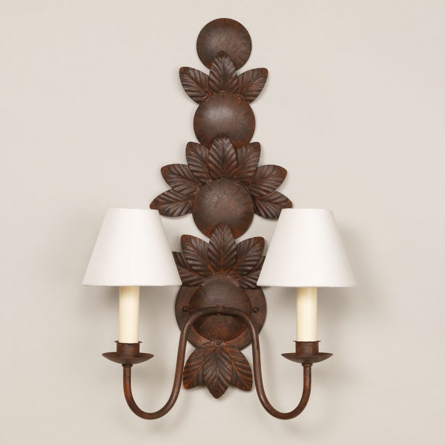 Бра VAUGHAN Cassis Iron Leaf Wall Light