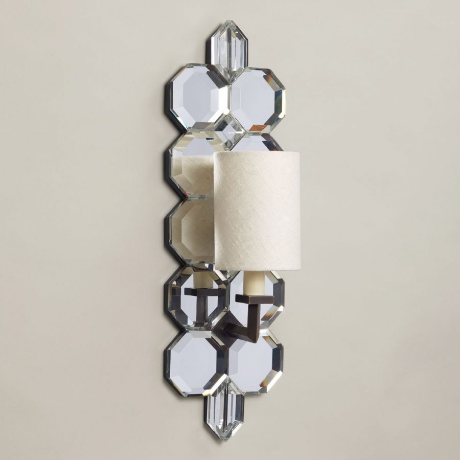 Бра VAUGHAN Standish Mirrored Glass Wall Light