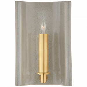 Бра Visual Comfort Leeds Small Rectangle Sconce Gray