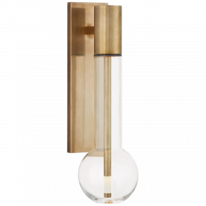 Бра Visual Comfort Nye Small Bracketed Sconce Antique Brass