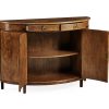 Буфет Jonathan Charles Crotch Walnut Demilune Sideboard