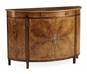 Буфет Jonathan Charles Crotch Walnut Demilune Sideboard
