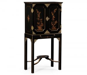 Буфет Jonathan Charles Small Black & Gold Cabinet