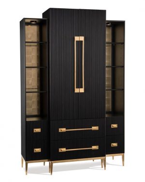 Витрина John-Richard Black Satin Cabinet