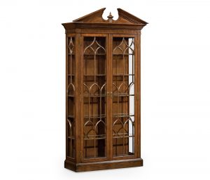 Витрина Jonathan Charles Glazed Walnut Display Cabinet