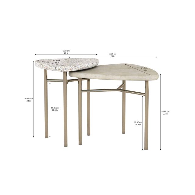Декоративный стол A.R.T. Furniture Cotiere 2 Piece End Bunching Tables