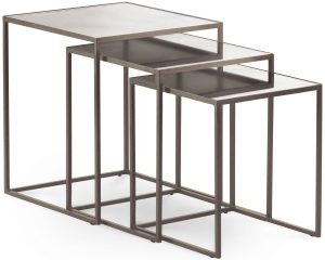Декоративный стол Cantori NARCISO SET OF 3 SQUARE COFFEE TABLES