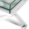Декоративный стол EICHHOLTZ CURTIS SIDE NICKEL TABLE