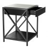 Декоративный стол EICHHOLTZ Side Table Beverly Hills Black Wood
