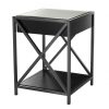 Декоративный стол EICHHOLTZ Side Table Beverly Hills Black Wood