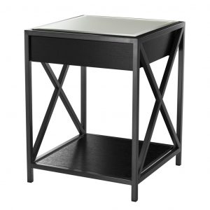 Декоративный стол EICHHOLTZ Side Table Beverly Hills Black Wood