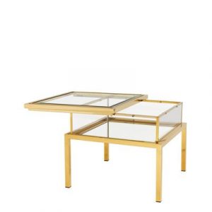 Декоративный стол EICHHOLTZ Side Table Harvey Gold
