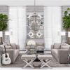 Декоративный стол EICHHOLTZ Side Table Hutton Silver
