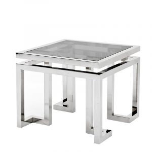 Декоративный стол EICHHOLTZ Side Table Palmer Silver