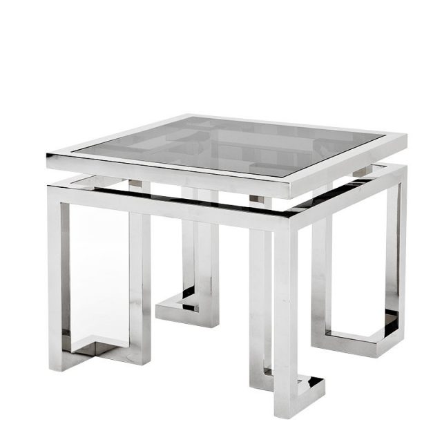 Декоративный стол EICHHOLTZ Side Table Palmer Silver