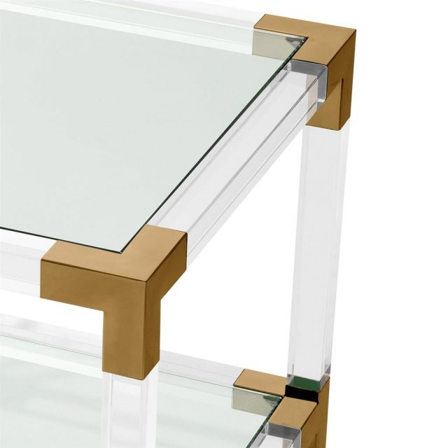 Декоративный стол EICHHOLTZ Side Table Royalton Brass