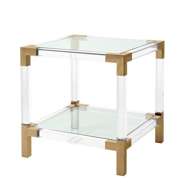 Декоративный стол EICHHOLTZ Side Table Royalton Brass