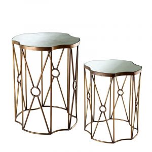 Декоративный стол EICHHOLTZ Side Table Sun set of 2