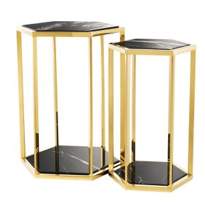 Декоративный стол EICHHOLTZ Side Table Taro set of 2