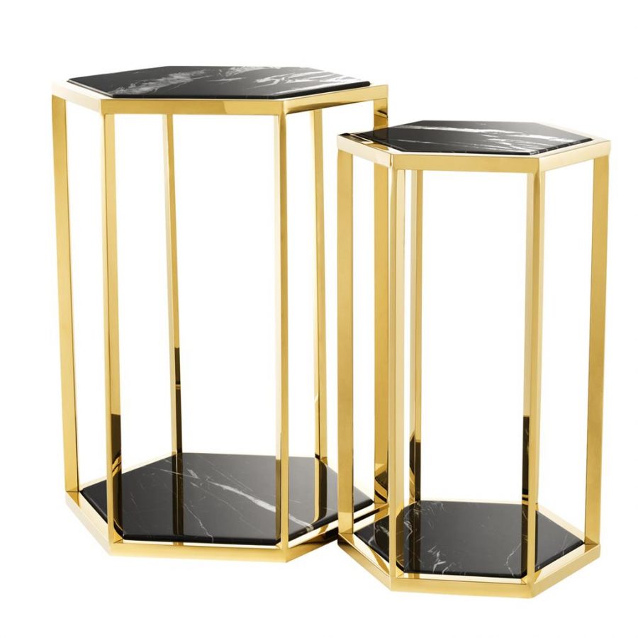Декоративный стол EICHHOLTZ Side Table Taro set of 2