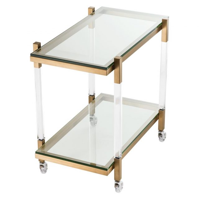 Декоративный стол EICHHOLTZ Trolley Royalton Brass