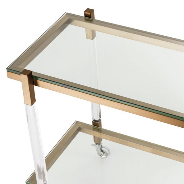 Декоративный стол EICHHOLTZ Trolley Royalton Brass