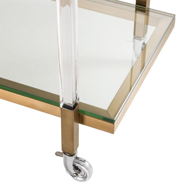Декоративный стол EICHHOLTZ Trolley Royalton Brass