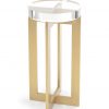 Декоративный стол John-Richard Brass and Crystal Martini Table