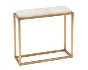 Декоративный стол John-Richard Calcite and Antique Brass Accent Table