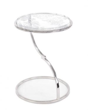 Декоративный стол John-Richard Polished Silver Accent Table