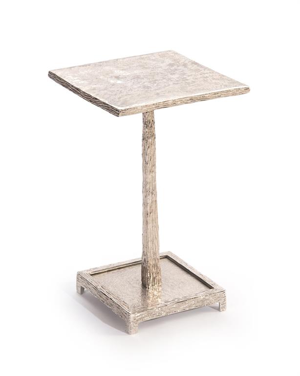 Декоративный стол John-Richard Textured Martini Table Nickel