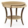 Декоративный стол Jonathan Charles Art Deco Round with Drawer Side Table