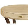 Декоративный стол Jonathan Charles Art Deco Round with Drawer Side Table