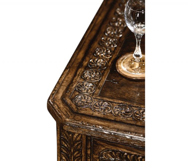 Декоративный стол Jonathan Charles Chip Carved Dark Oak Console
