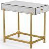 Декоративный стол Jonathan Charles Eglomise & Gilded Iron Box Top Side Table