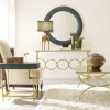 Декоративный стол Jonathan Charles Eglomise & Gilded Iron Box Top Side Table