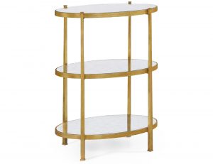 Декоративный стол Jonathan Charles Eglomise & Gilded Large Iron Three-Tier Table