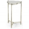 Декоративный стол Jonathan Charles Eglomise & Silver Iron Trefoil Lamp Table
