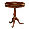 Декоративный стол Jonathan Charles Mahogany and MOP Drum Side Table
