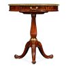 Декоративный стол Jonathan Charles Mahogany and MOP Drum Side Table