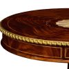 Декоративный стол Jonathan Charles Mahogany and MOP Drum Side Table