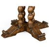 Декоративный стол Jonathan Charles Round 36" Walnut Planked Bar Table
