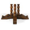 Декоративный стол Jonathan Charles Round 36" Walnut Planked Bar Table