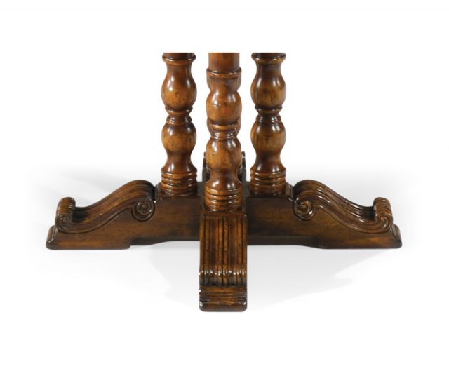 Декоративный стол Jonathan Charles Round 36" Walnut Planked Bar Table