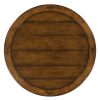 Декоративный стол Jonathan Charles Round 36" Walnut Planked Bar Table