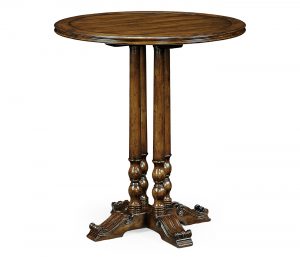 Декоративный стол Jonathan Charles Round 36" Walnut Planked Bar Table