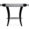Декоративный стол Jonathan Charles White Smoke Eggshell Round Side Table
