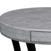 Декоративный стол Jonathan Charles White Smoke Eggshell Round Side Table