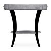 Декоративный стол Jonathan Charles White Smoke Eggshell Round Side Table