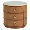 Декоративный стол LEXINGTON Banning Raffia Round Lamp Table